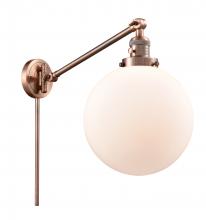 Innovations Lighting 237-AC-G201-10 - Beacon - 1 Light - 10 inch - Antique Copper - Swing Arm