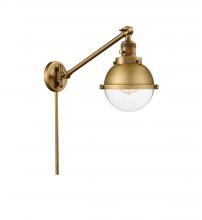 Innovations Lighting 237-BB-HFS-62-BB-LED - Hampden - 1 Light - 7 inch - Brushed Brass -Adjustable Swing Arm