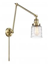 Innovations Lighting 238-AB-G513-LED - Bell - 1 Light - 8 inch - Antique Brass -Adjustable Swing Arm