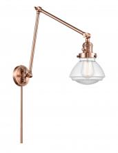 Innovations Lighting 238-AC-G322 - Olean - 1 Light - 9 inch - Antique Copper - Swing Arm