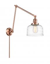 Innovations Lighting 238-AC-G713 - Bell - 1 Light - 8 inch - Antique Copper - Swing Arm