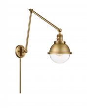 Innovations Lighting 238-BB-HFS-62-BB-LED - Hampden - 1 Light - 7 inch - Brushed Brass -Adjustable Swing Arm