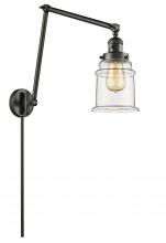 Innovations Lighting 238-OB-G182-LED - Canton - 1 Light - 6 inch - Oil Rubbed Bronze -Adjustable Swing Arm