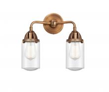 Innovations Lighting 288-2W-AC-G314 - Dover - 2 Light - 13 inch - Antique Copper - Bath Vanity Light