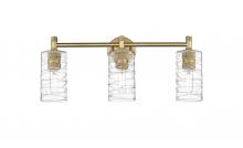 Innovations Lighting 434-3W-BB-G434-7DE - Crown Point - 3 Light - 24 inch - Brushed Brass - Bath Vanity Light