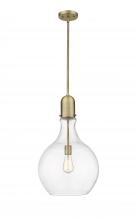 Innovations Lighting 492-1S-BB-G582-14 - Amherst - 1 Light - 14 inch - Brushed Brass - Cord hung - Pendant