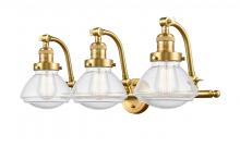 Innovations Lighting 515-3W-SG-G324 - Olean - 3 Light - 29 inch - Satin Gold - Bath Vanity Light