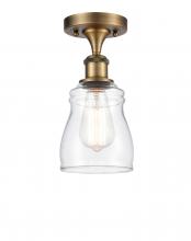 Innovations Lighting 516-1C-BB-G392 - Ellery - 1 Light - 5 inch - Brushed Brass - Semi-Flush Mount