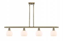 Innovations Lighting 516-4I-AB-G121-6-LED - Athens - 4 Light - 48 inch - Antique Brass - Cord hung - Island Light