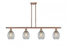 Innovations Lighting 516-4I-AC-G82 - Eaton - 4 Light - 48 inch - Antique Copper - Cord hung - Island Light
