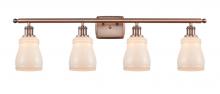 Innovations Lighting 516-4W-AC-G391-LED - Ellery - 4 Light - 35 inch - Antique Copper - Bath Vanity Light