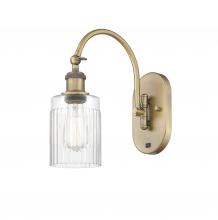 Innovations Lighting 518-1W-BB-G342 - Hadley - 1 Light - 5 inch - Brushed Brass - Sconce