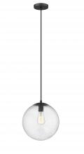 Innovations Lighting 612-BK-SDY - Tolland - 1 Light - 12 inch - Matte Black - Cord hung - Mini Pendant