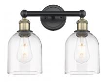 Innovations Lighting 616-2W-BAB-G558-6CL - Bella - 2 Light - 15 inch - Black Antique Brass - Bath Vanity Light