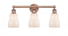 Innovations Lighting 616-3W-AC-G391 - Ellery - 3 Light - 23 inch - Antique Copper - Bath Vanity Light