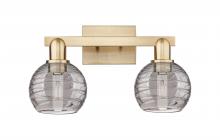 Innovations Lighting 716-2W-CB-G1213-6SM - Athens Deco Swirl - 2 Light - 16 inch - Champagne Bronze - Bath Vanity Light