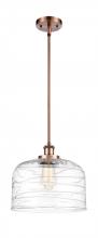 Innovations Lighting 916-1S-AC-G713-L-LED - Bell - 1 Light - 12 inch - Antique Copper - Mini Pendant