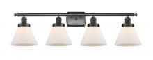 Innovations Lighting 916-4W-BK-G41-LED - Cone - 4 Light - 38 inch - Matte Black - Bath Vanity Light