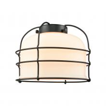Innovations Lighting G71-CE - Bell Cage 9&#34; Diameter Wire Cage - Matte White Shade