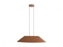 Golden 3133-P30 CO-BK - Faroe 30&#34; LED Pendant in Coffee/Black