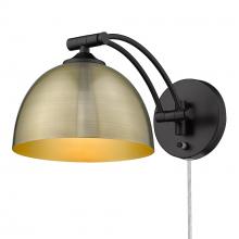 Golden 3688-A1W BLK-AB - 1 Light Articulating Wall Sconce