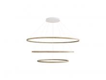 Golden 5460-59-47-35 DW - Veritas 3 Tier - 59" LED Ring Chandelier in Driftwood