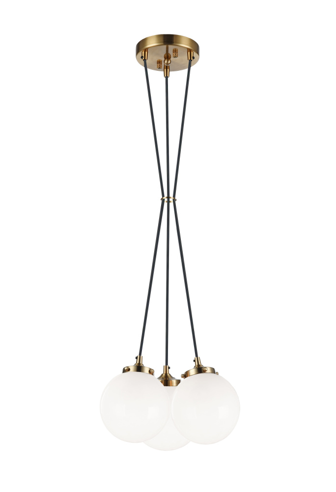 The Bougie Aged Gold Brass Pendant