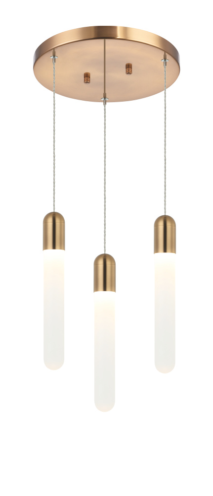 Aydin Aged Gold Brass Pendant