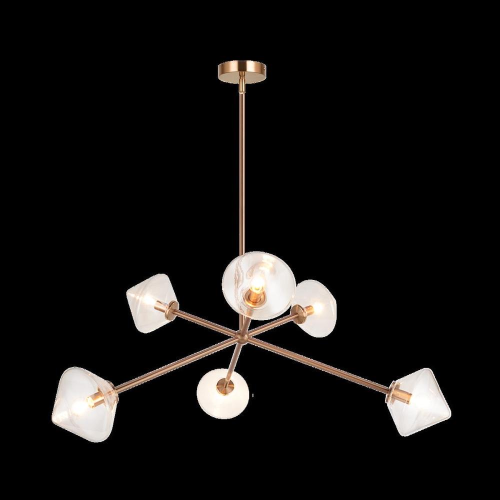 Novo Aged Gold Brass Pendant