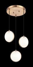 Matteo Lighting C71503AG - Chatoyant Aged Gold Brass Pendant