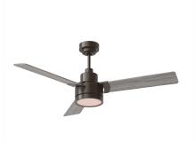 Generation Lighting 3JVR52AGPD - Jovie 52&#34; Indoor/Outdoor Dimmable Integrated LED Aged Pewter Ceiling Fan with Light Kit Wall Con