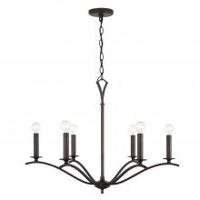 Capital 442861OB - 6 Light Chandelier