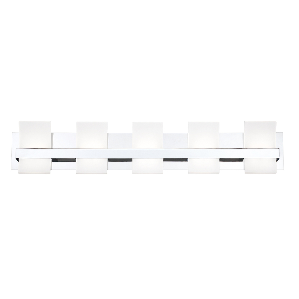 CAMBRIDGE,5LT LED BATHBAR,CHR