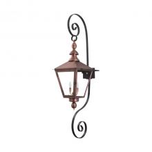 Primo Gas Lanterns CT-31E_TSBS - Two Light Top and Bottom Scroll