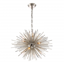 ZEEV Lighting CD10159-12-PN - Burst 24&#34; 12-Light, Sputnik in Polished Nickel