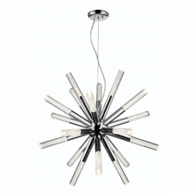 ZEEV Lighting CD10234-LED-CH - 18-Light LED 27" Modern Sputnik