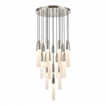 ZEEV Lighting CD10321-19-PN - Fusion 25&#34; 19-Light Vertical Multi-Pendant in Polished Nickel