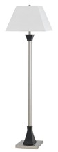CAL Lighting LA-8021FL-1-BS - 60&#34; Tall Metal Floor Lamp in Dark Broze/Espresso
