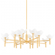 Hudson Valley 3051-GL/WP - 16 LIGHT CHANDELIER