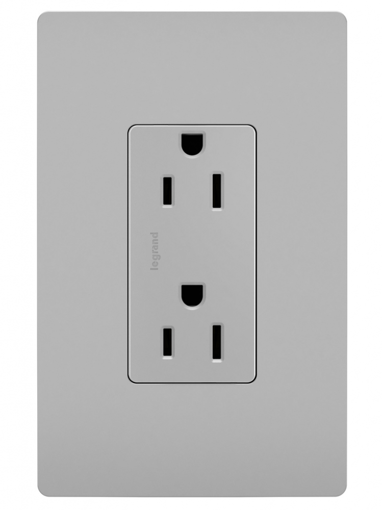radiant Tamper-Resistant Outlet, Gray (10 pack) (10 pack)