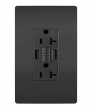 Legrand Radiant 2097TRUSBAABK - radiant® Tamper-Resistant 20A Duplex Self-Test GFCI Receptacles with SafeLock® Protection