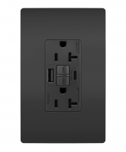 Legrand Radiant 2097TRUSBACBK - radiant® Tamper-Resistant 20A Duplex Self-Test GFCI Receptacles with SafeLock® Protection
