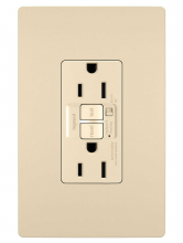Legrand Radiant 1597TRAI - radiant? 15A Tamper Resistant Self Test GFCI Outlet with Audible Alarm, Ivory