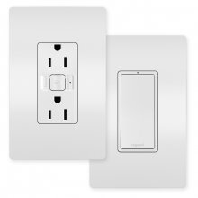 Legrand Radiant WNREZK15WH - radiant® Easy Switched Outlet Kit with Netatmo, White