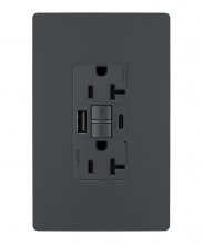 Legrand Radiant 2097TRUSBACGC4 - radiant® Tamper-Resistant 20A Duplex Self-Test GFCI Receptacles with SafeLock® Protection