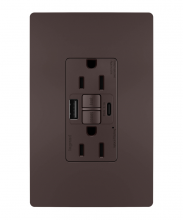 Legrand Radiant 1597TRUSBACDBC4 - radiant® Tamper-Resistant 15A Duplex Self-Test GFCI Receptacles with SafeLock® Protection