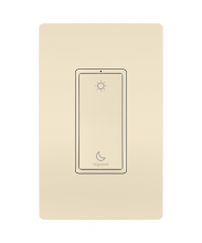 Legrand Radiant WNRL43LA - radiant® Wireless Wake/Sleep Smart Switch, with Netatmo, Light Almond