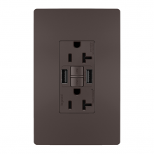 Legrand Radiant 2097TRUSBAA - radiant® Tamper-Resistant 20A Duplex Self-Test GFCI Receptacles with SafeLock® Protection