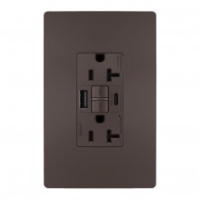 Legrand Radiant 2097TRUSBAC - radiant® Tamper-Resistant 20A Duplex Self-Test GFCI Receptacles with SafeLock® Protection