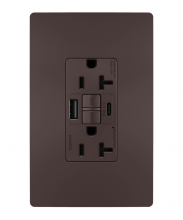 Legrand Radiant 2097TRUSBACDBC4 - radiant® Tamper-Resistant 20A Duplex Self-Test GFCI Receptacles with SafeLock® Protection